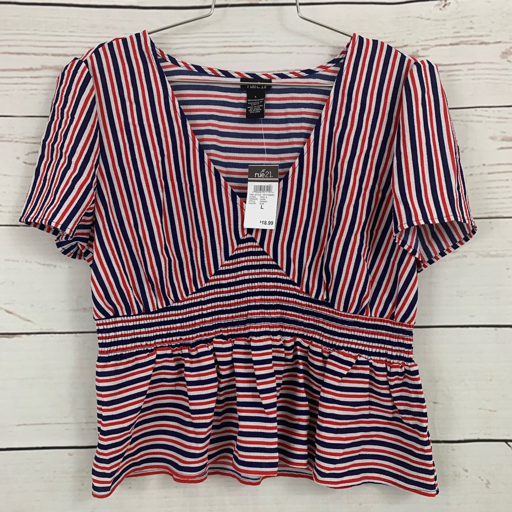 Rue21 striped blouse